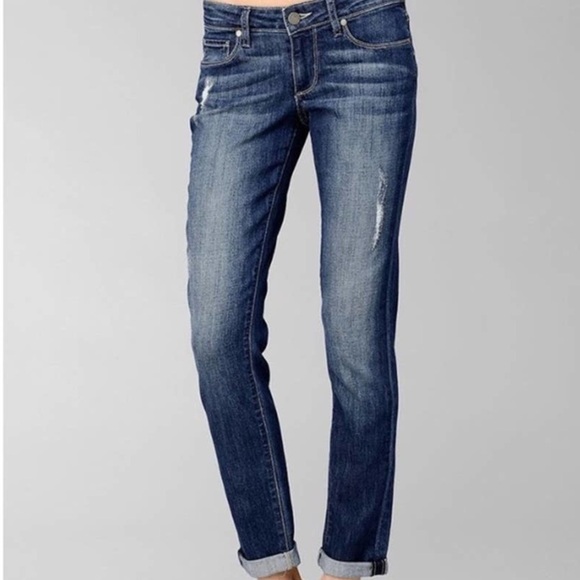 PAIGE Jimmy Jimmy Skinny Distressed Jean Mandi Dest. 27 - Picture 2 of 10